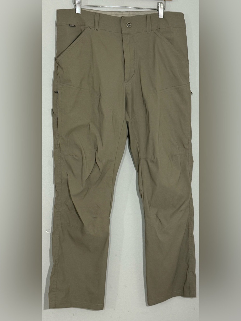 Kuhl Men’s 35x30 Khaki Hiking Cargo Pants Lightweight Trail Outdoor